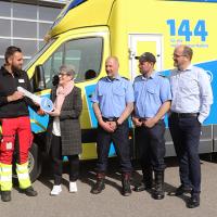 Schlüsselübergabe für neuen Rettungsdienststandort in Niederglatt